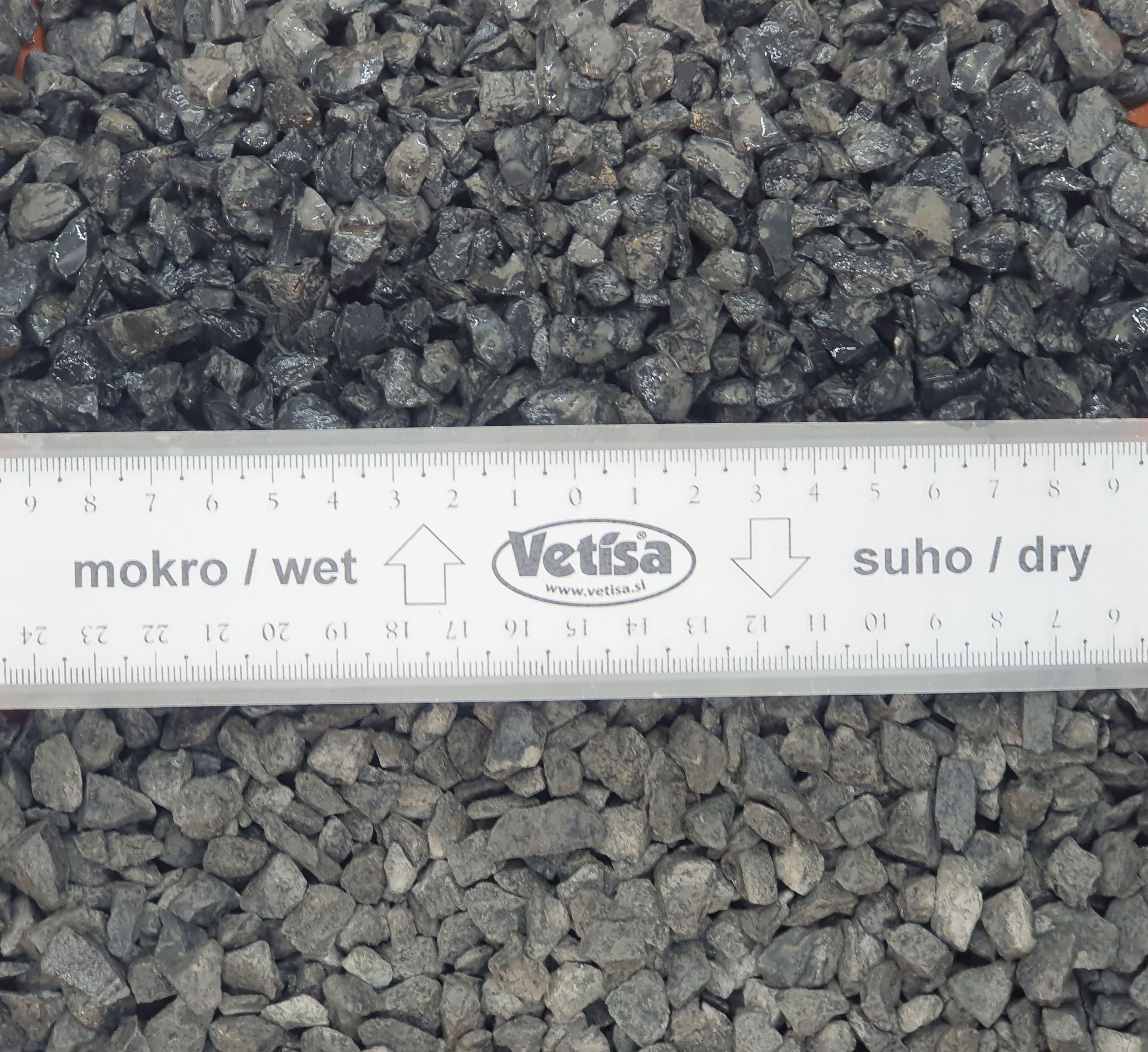 Vetisa- Nero Ebano 25KG ( 9-12 mm) 48/p - Crni mramorni pijesak